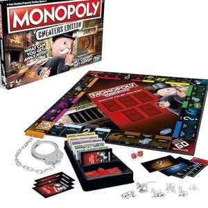 🍒 EUC - Monopoly: Cheaters Edition Board Game - Complete Hasbro Kids Children